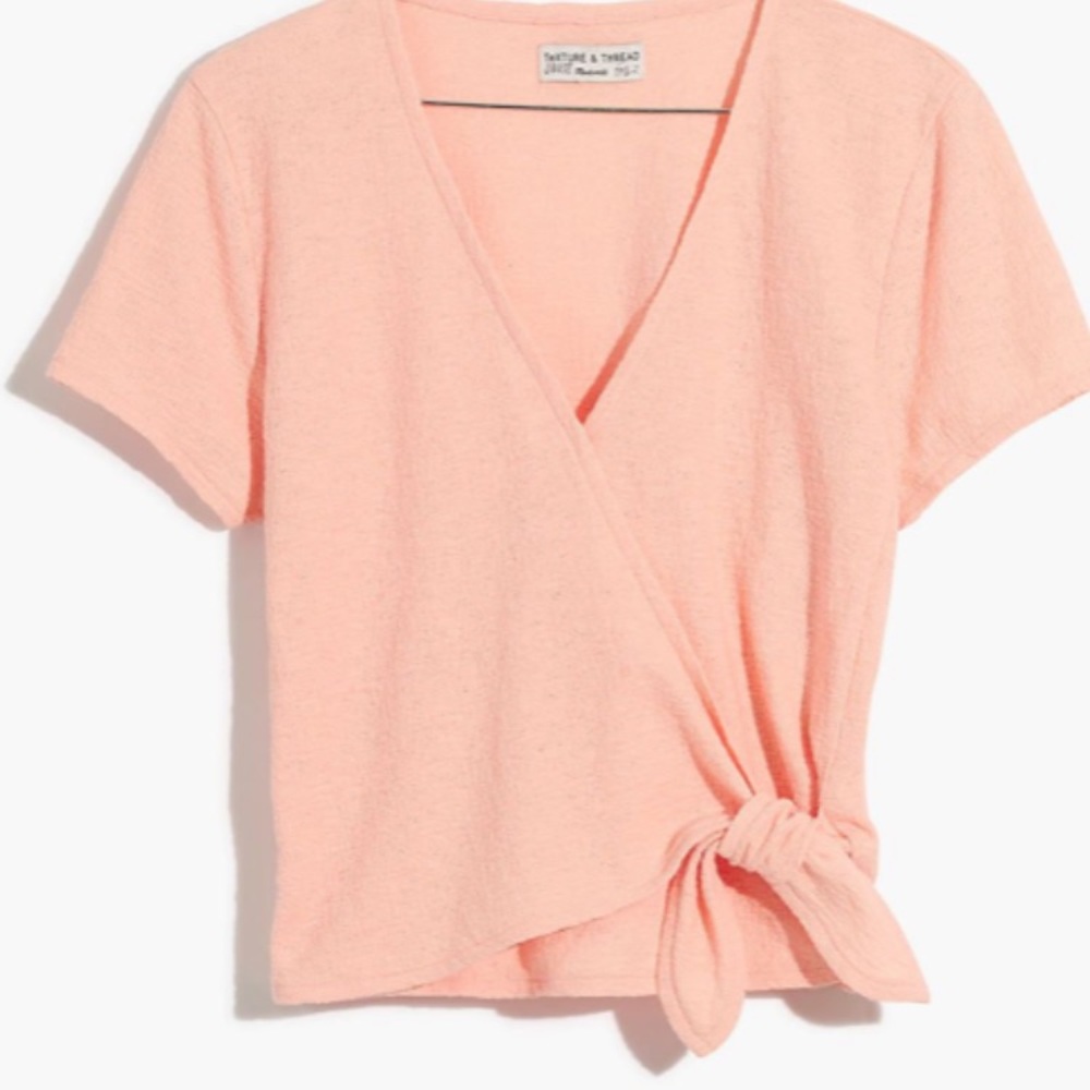 NWT Madewell Tie Wrap Top